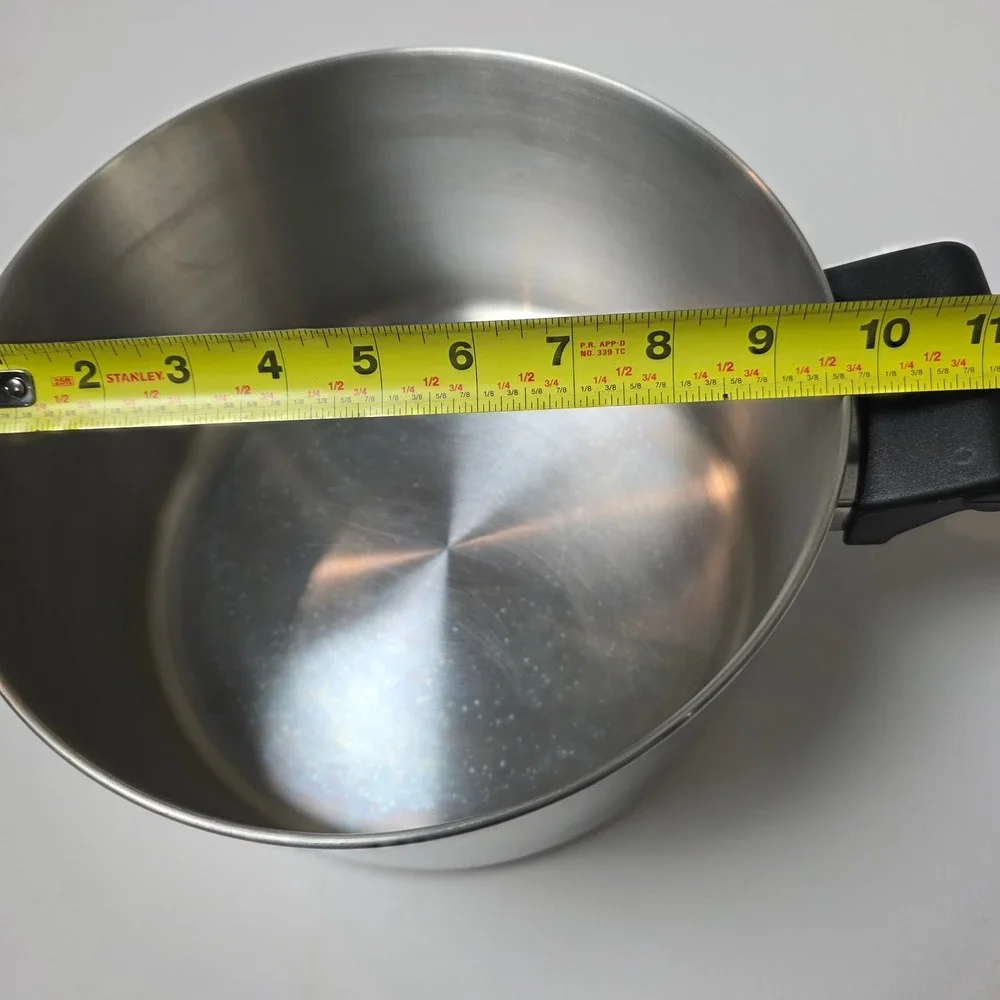 Farberware 6QT‎ Stainless Steel Stockpot Impact Bonded QQQ21T Silver Heavy Duty